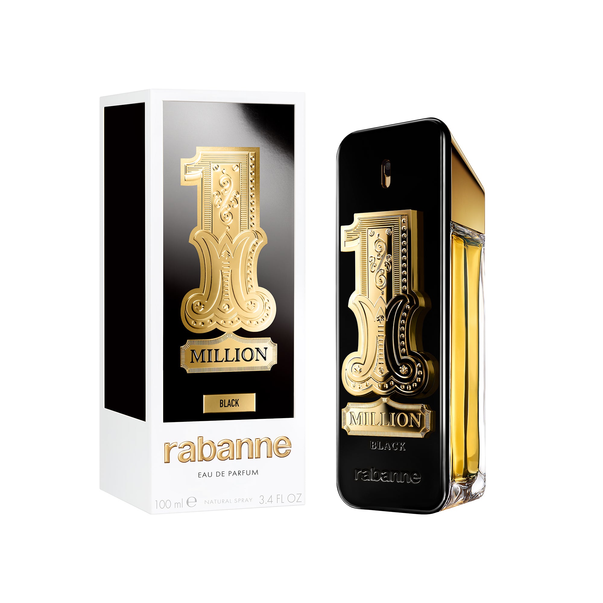 Rabanne 1 Million Black Eau De Parfum 100ml Spray