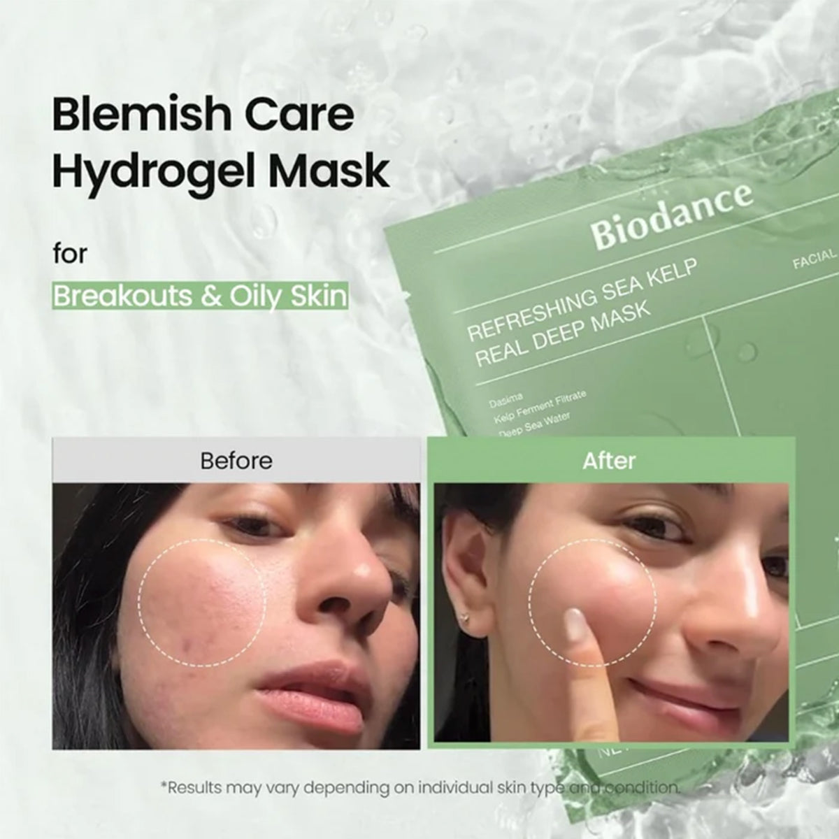 Biodance Refreshing Sea Kelp Sheet Face Mask 1pc Sachets/Units
