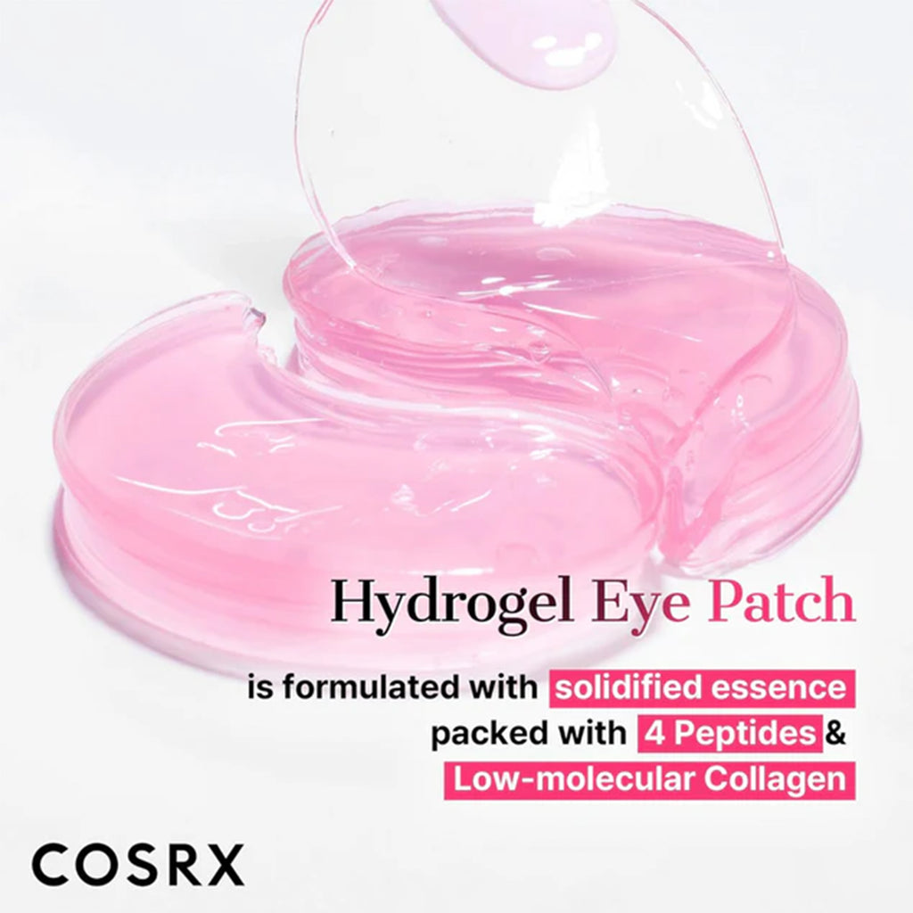 CosRx The Pink Peptide Collagen Hydrogel Eye Patches 60pcs Jar