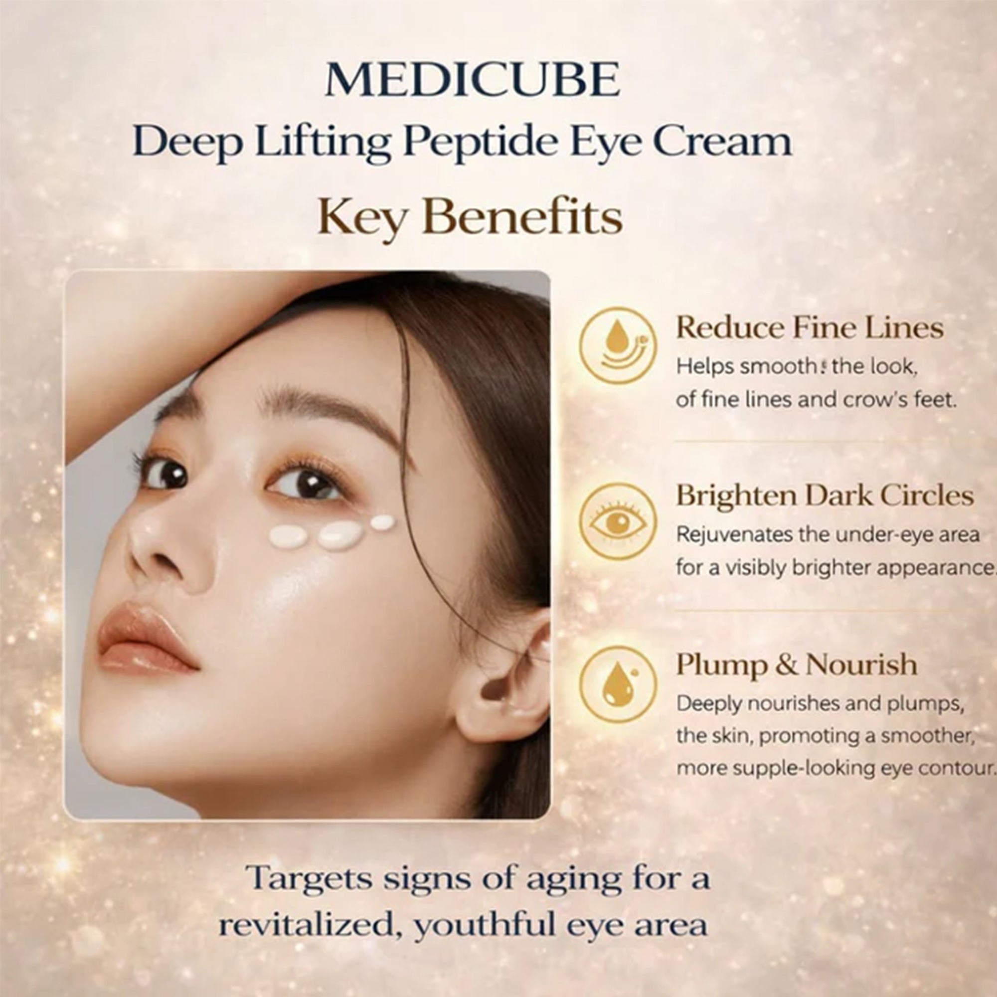 Medicube Deep Lifting Peptide Eye Cream 30ml Tube