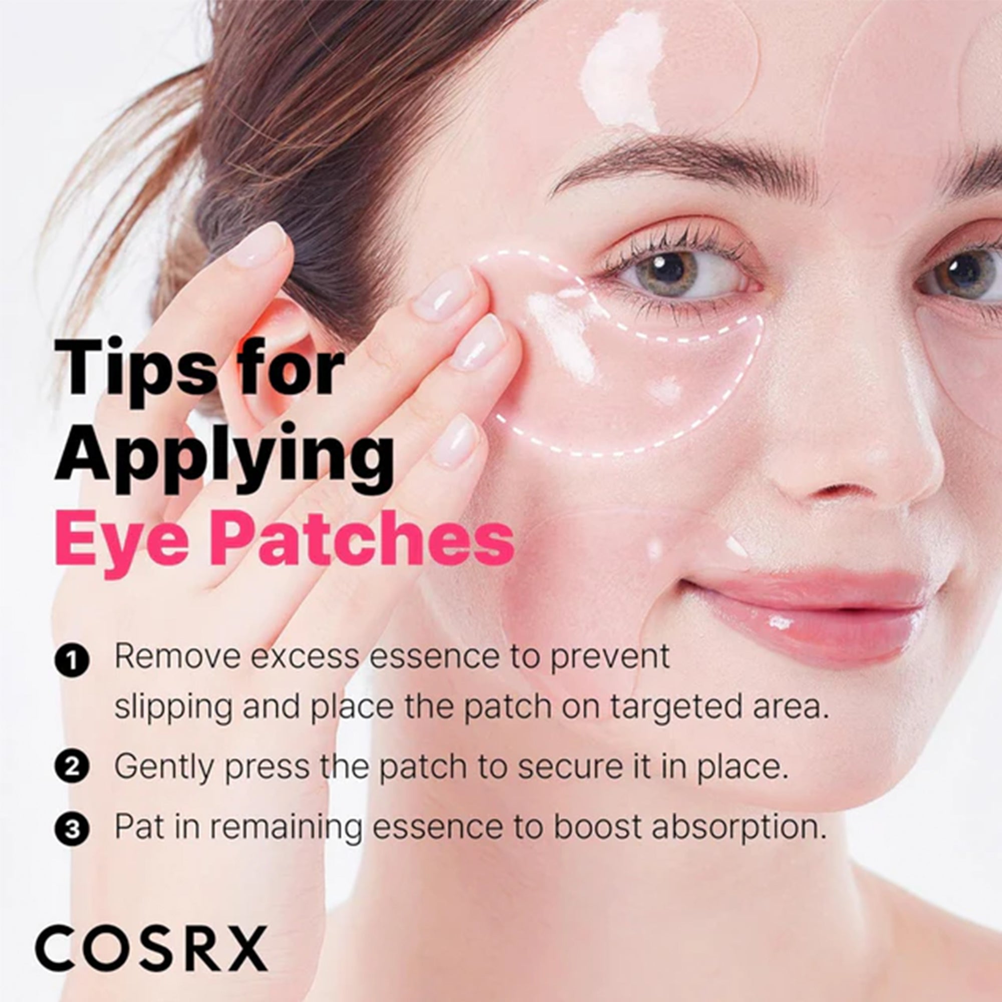 CosRx The Pink Peptide Collagen Hydrogel Eye Patches 60pcs Jar