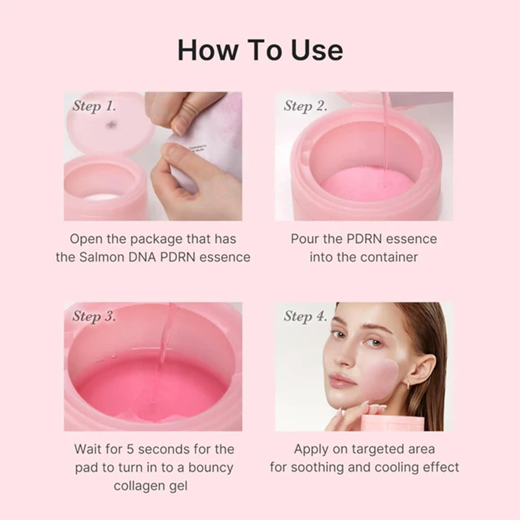 Medicube PDRN Pink Collagen Gel Toner Pad 70pcs Tub