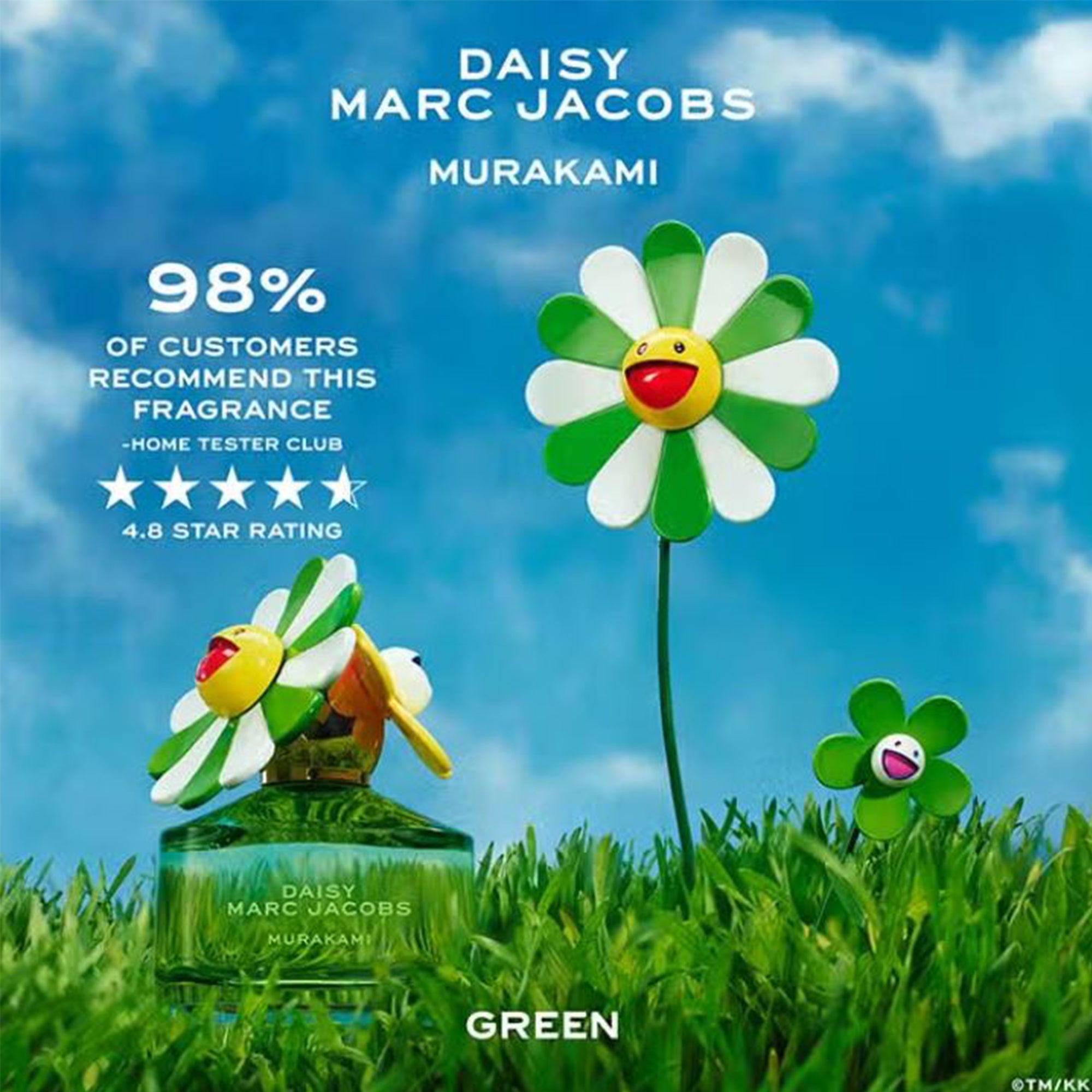 Marc Jacobs Daisy Murakami Green Eau De Parfum 50ml Spray