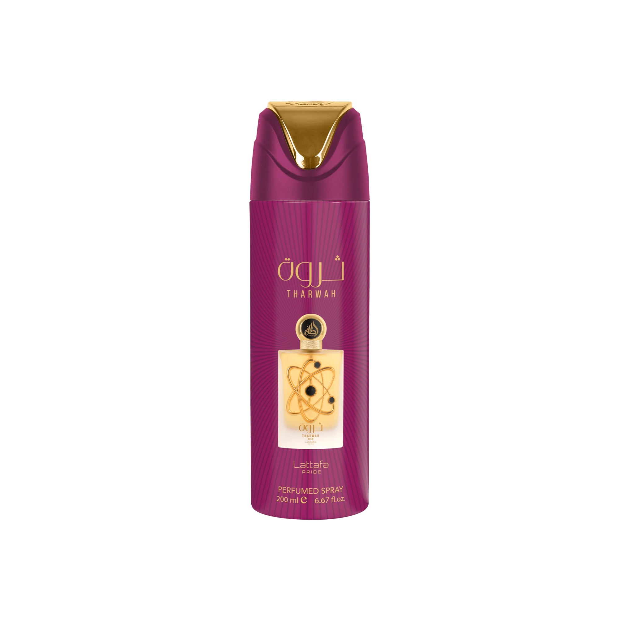 Lattafa Tharwah Gold Perfumed Deodorant 200ml Spray