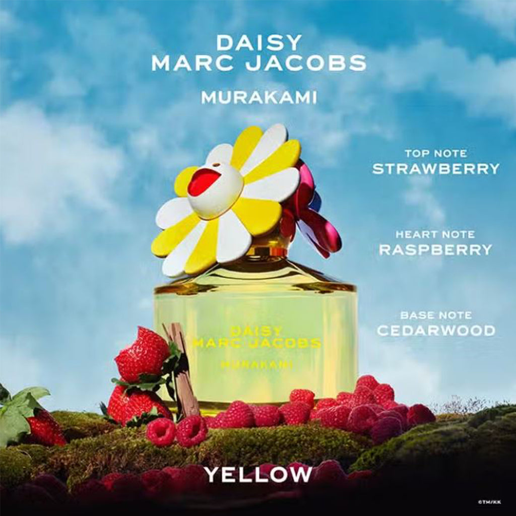 Marc Jacobs Daisy Murakami Yellow Eau De Parfum 50ml Spray