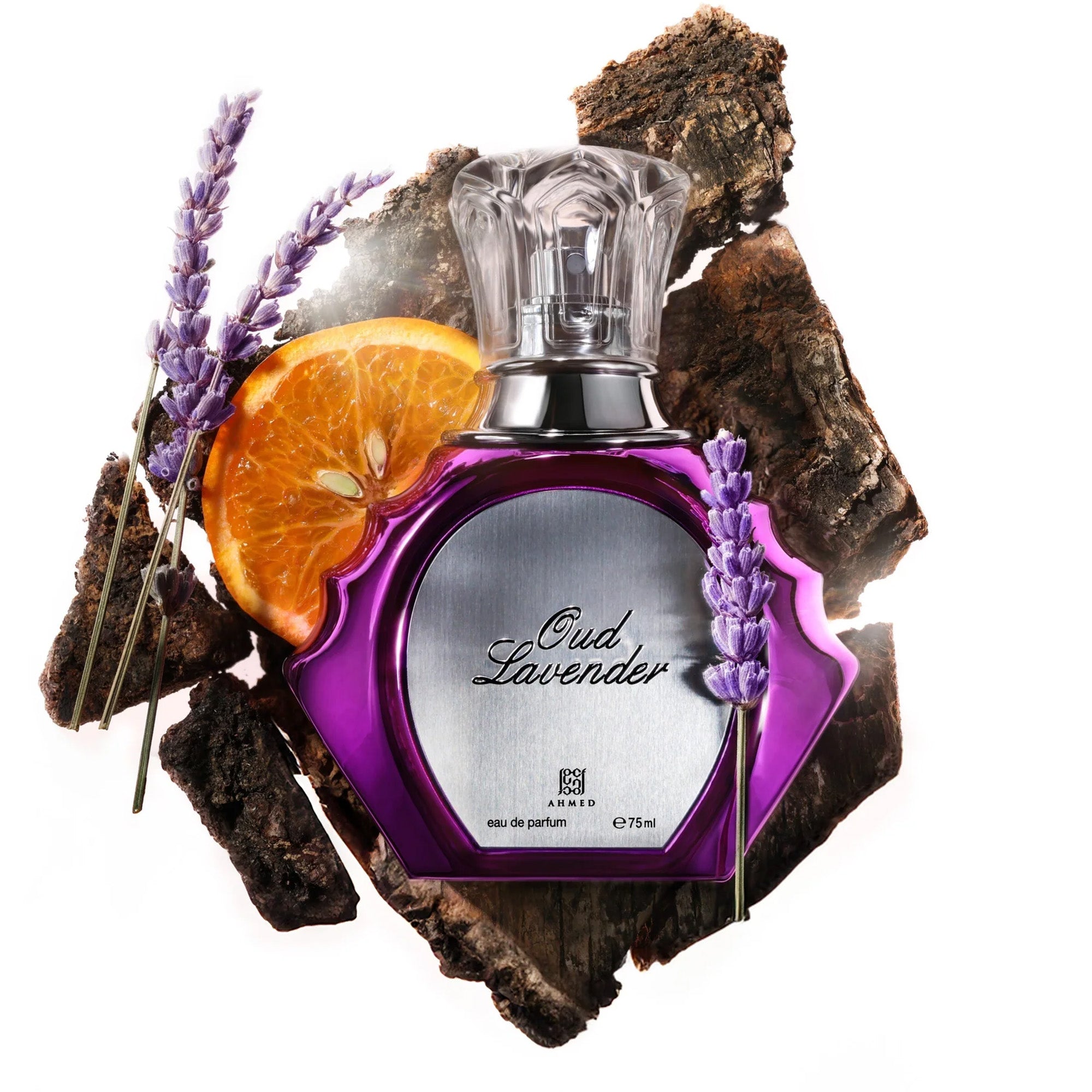 Ahmed Al Maghribi Oud Lavender Extrait De Parfum 75ml Spray
