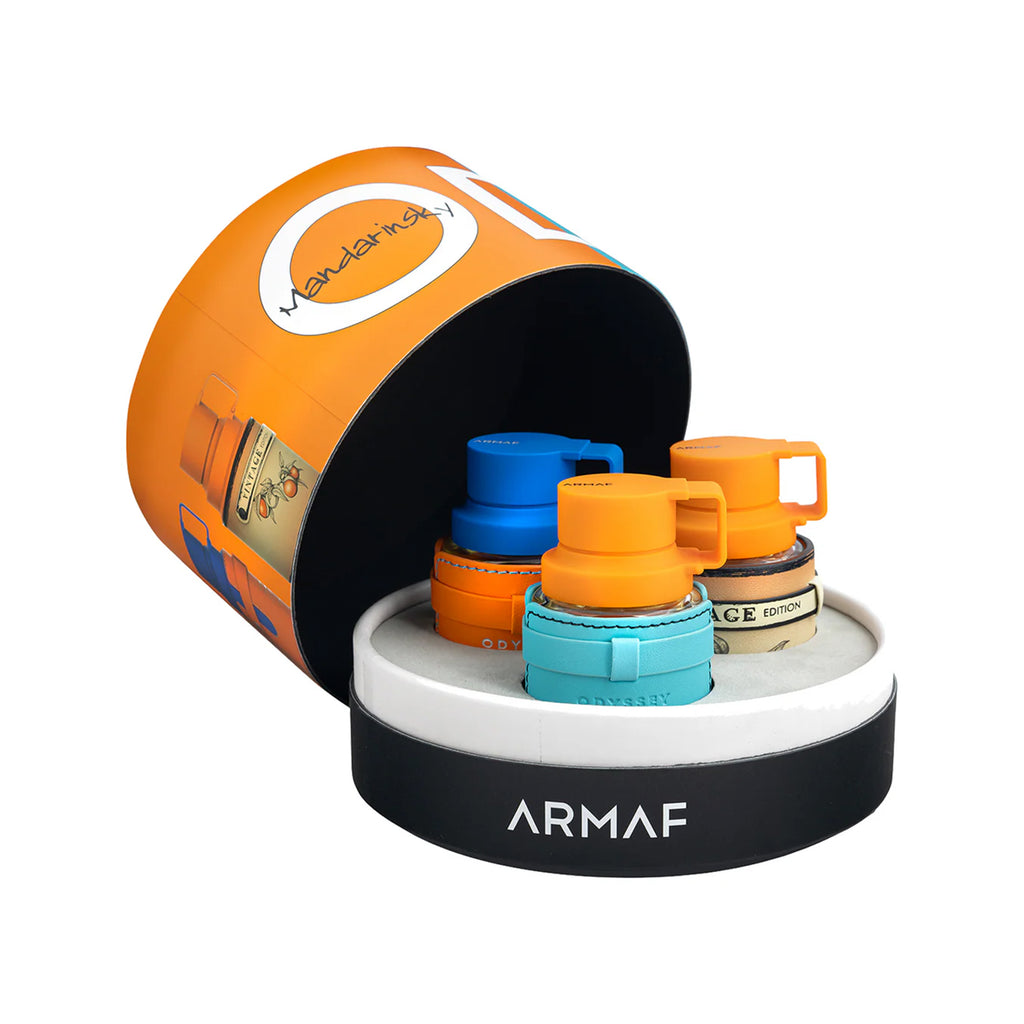 Armarf Wheel Odyssey Mandarin Sky Collection Eau De Parfum 3 x 30ml Gift Set