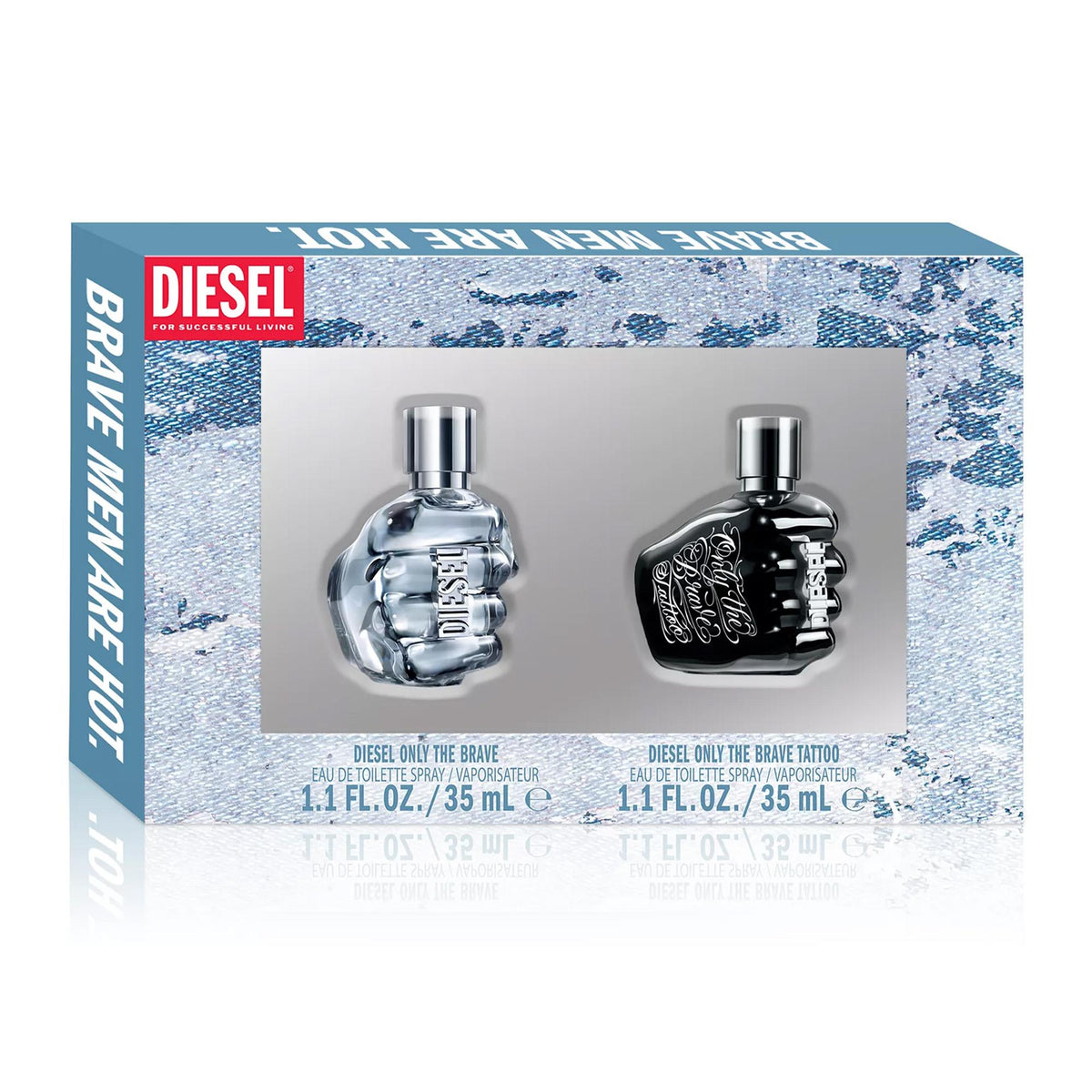 Diesel Only The Brave & Only The Brave Tattoo Eau De Toilette 35ml Gift Set