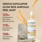 Dr Melaxin Peel Shot Exfoliating White Rice Ampoule 80ml Pipette Bottle