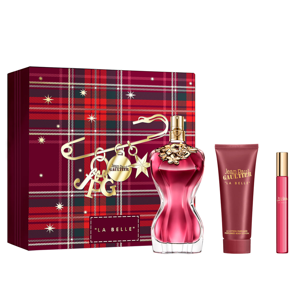 Jean Paul Gaultier La Belle Eau De Parfum 100ml & Travel Spray 10ml & Body Lotion 75ml Gift Set