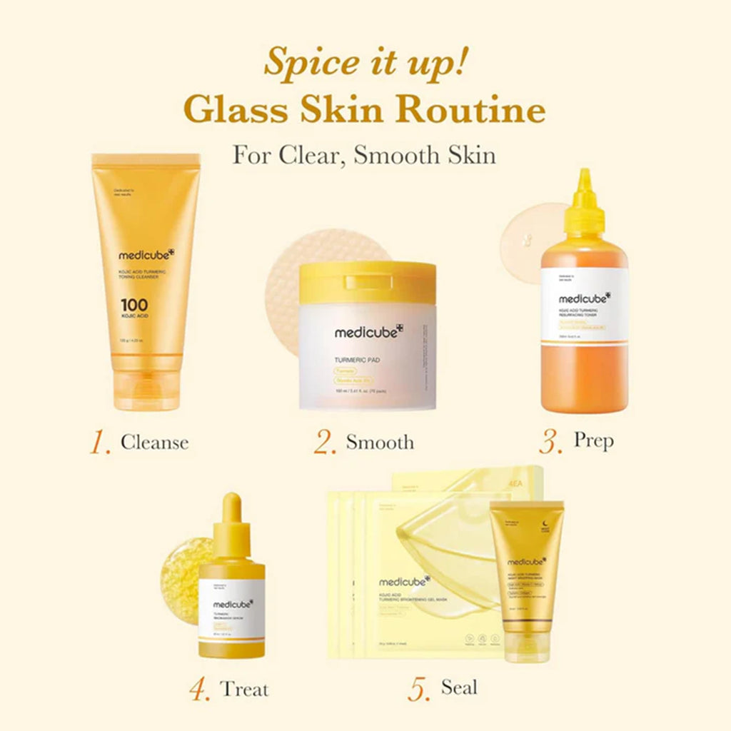 Medicube Kojic Acid Turmeric Toner Pad 70pcs Jar