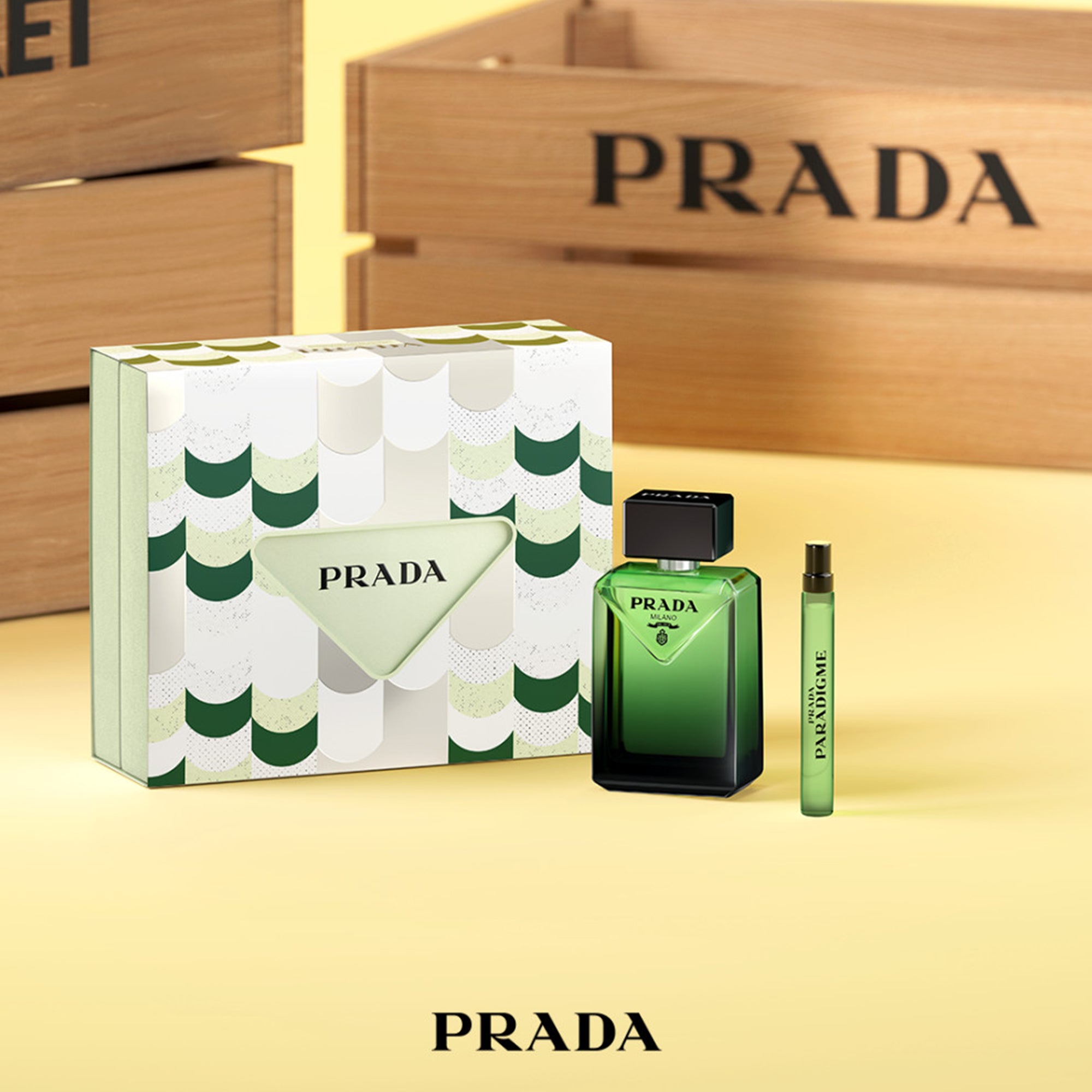 Prada Paradigme Eau De Parfum 100ml & Travel Spray 10ml Gift Set
