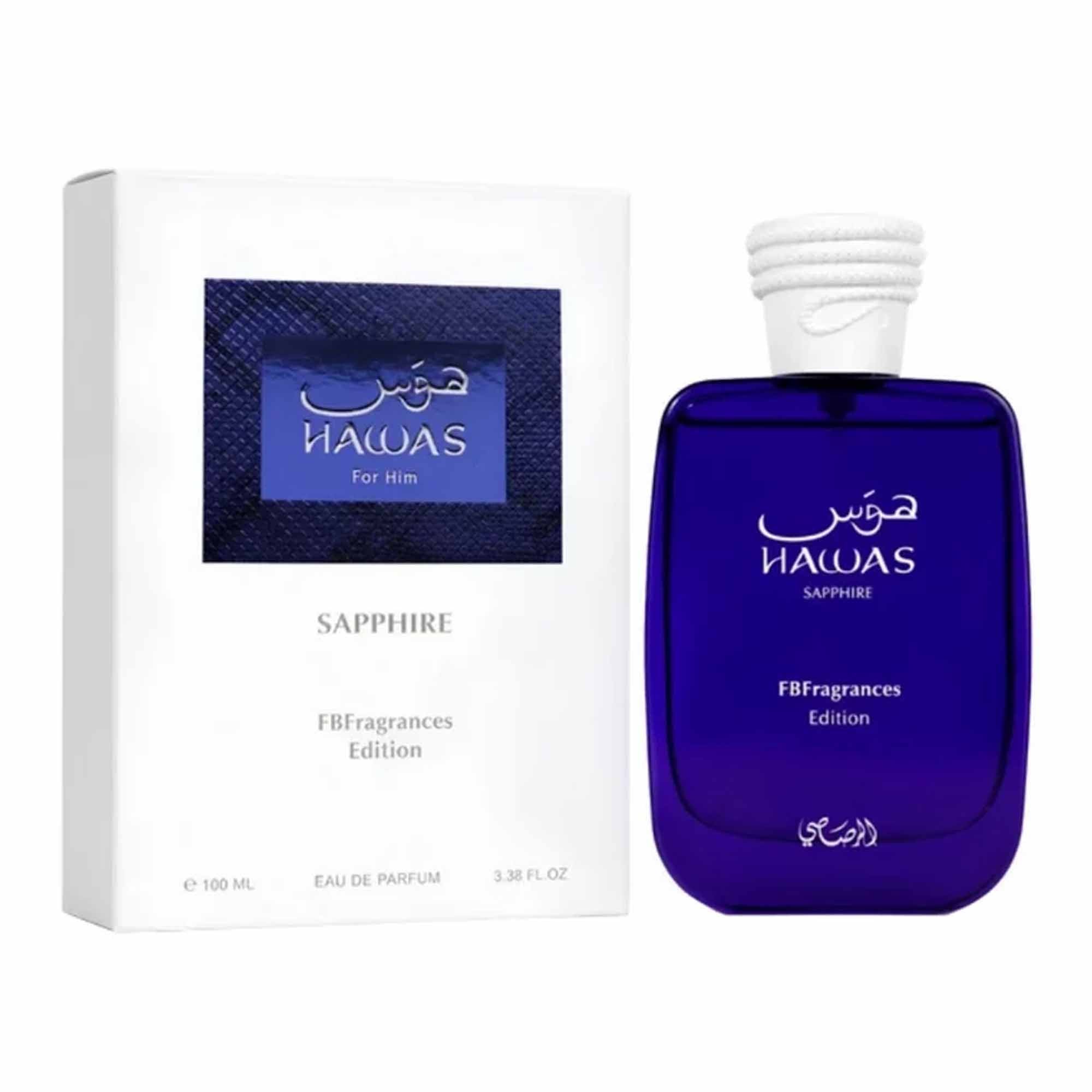 Rasasi Hawas Sapphire Eau De Parfum 100ml Spray