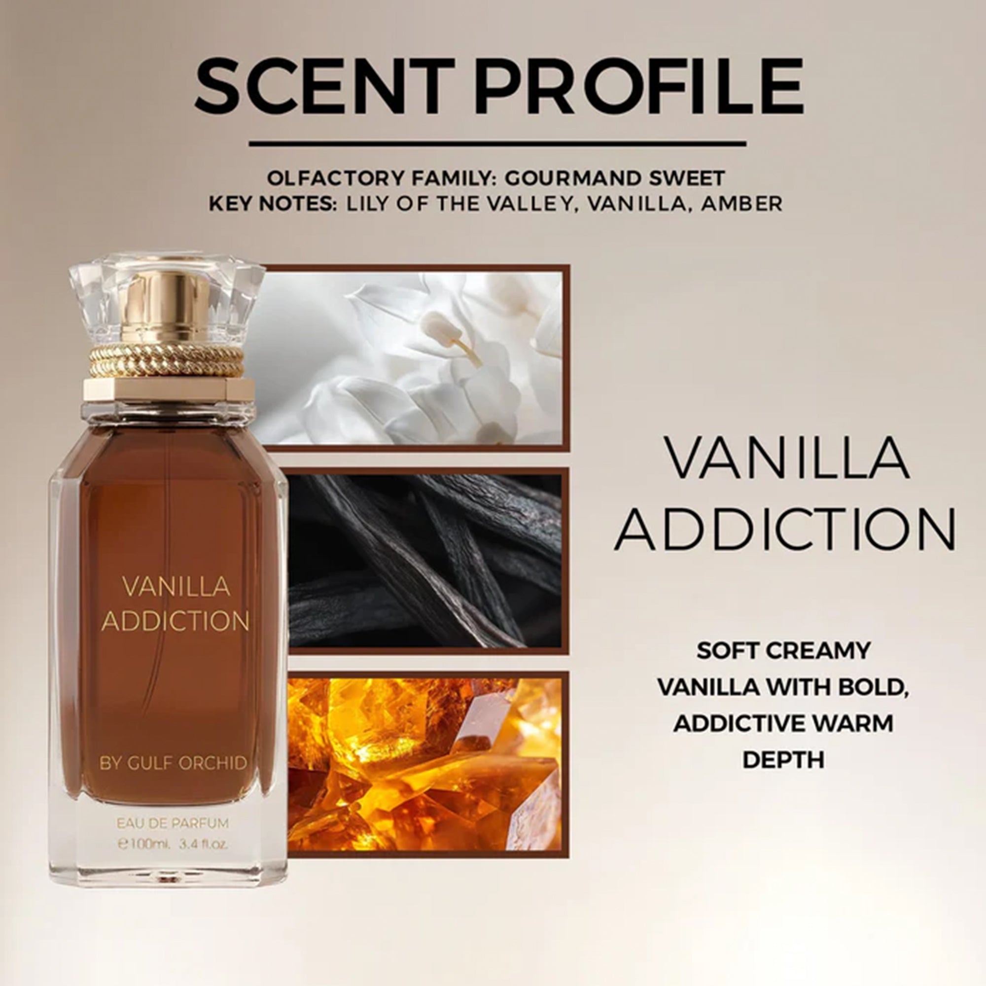 Gulf Orchid Vanilla Addiction Eau De Parfum 30ml Spray