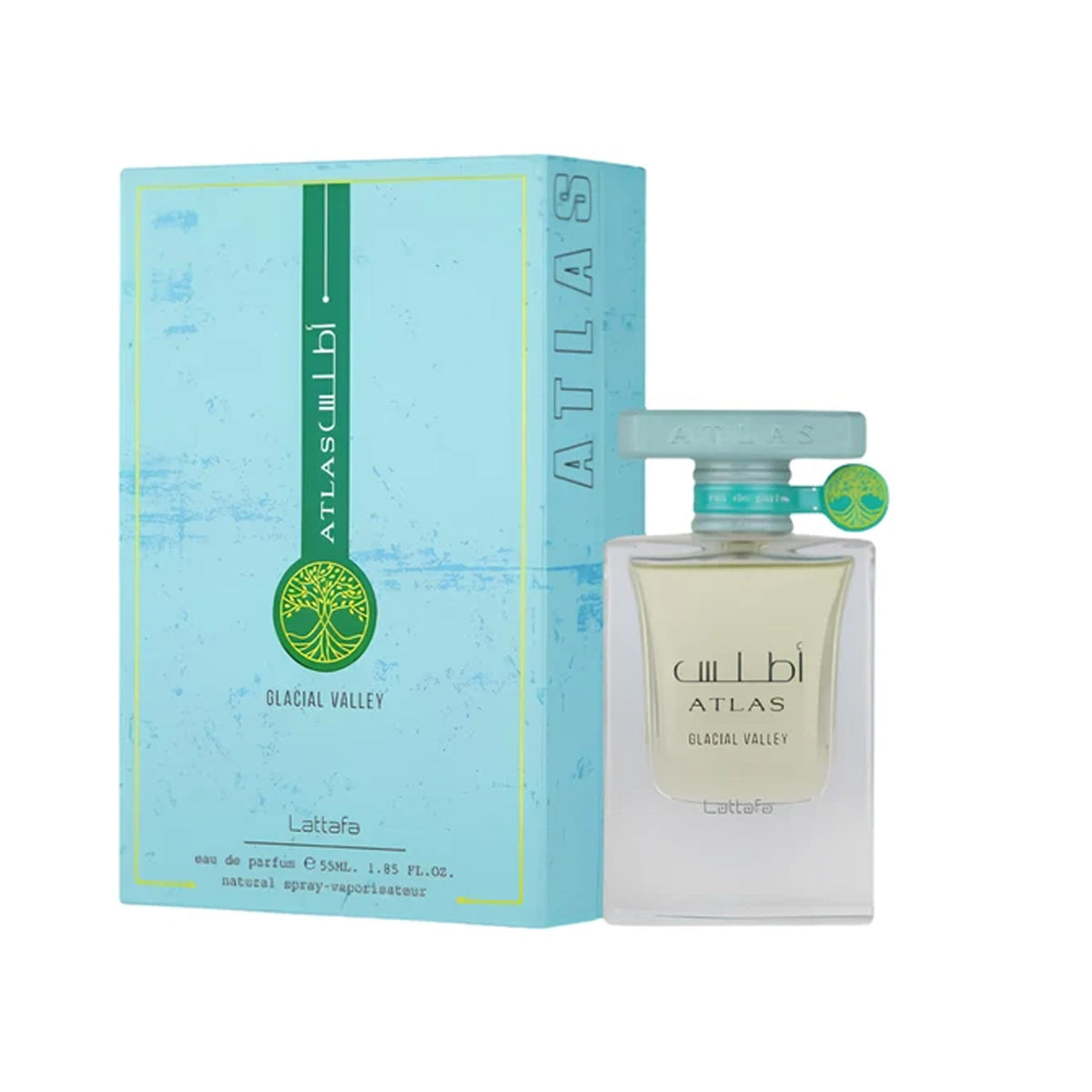 Lattafa Atlas Glacial Valley Eau De Parfum 55ml Spray