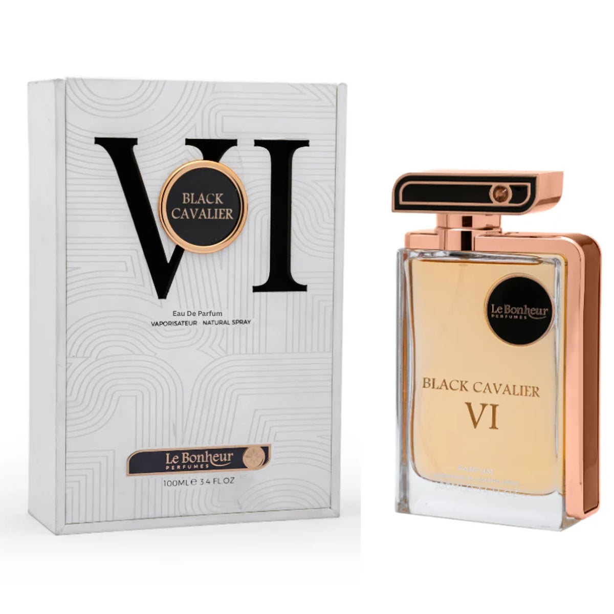 Le Bonheur Black Cavalier VI Eau De Parfum 100ml Spray