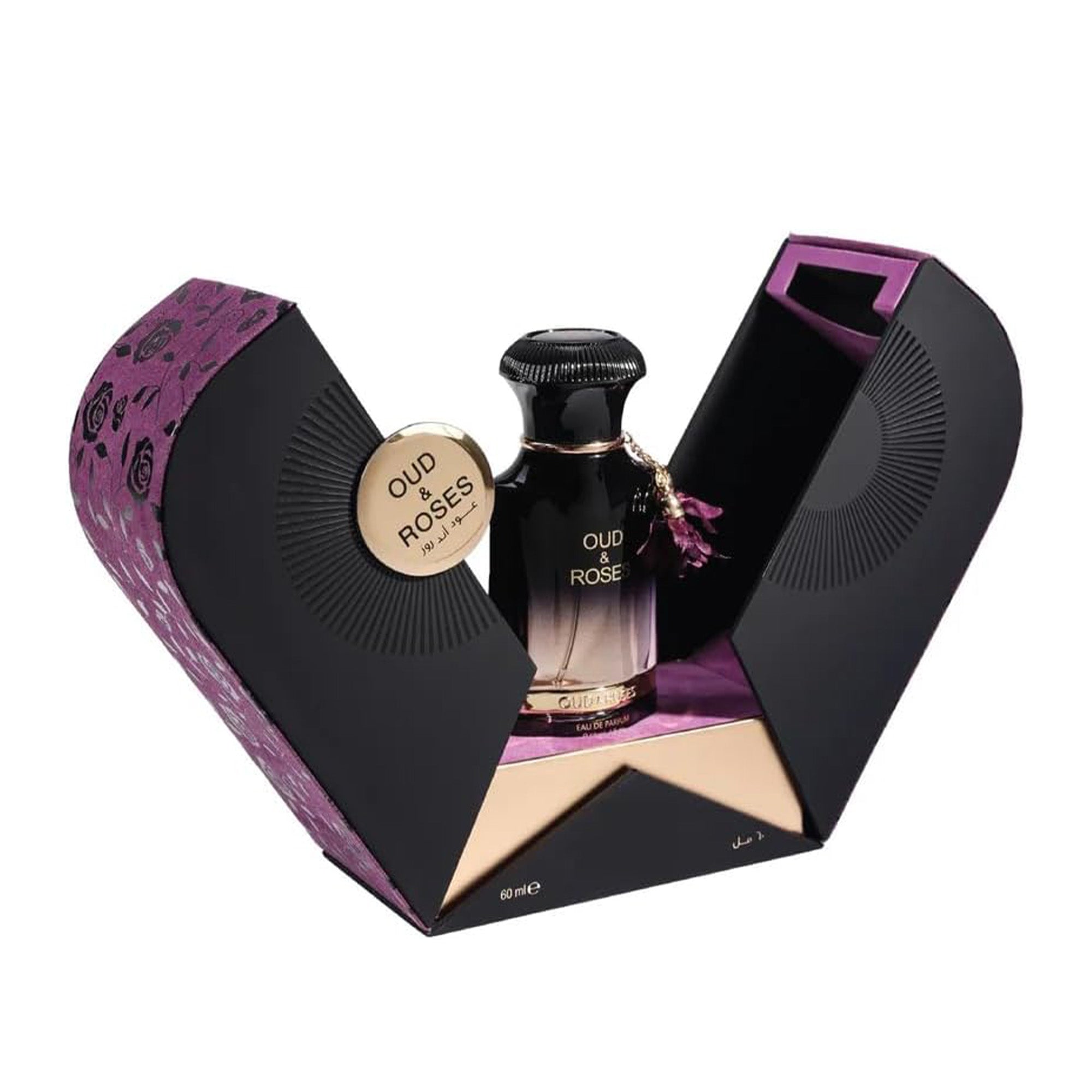 Ahmed Al Maghribi Oud & Roses Extrait De Parfum 60ml Spray