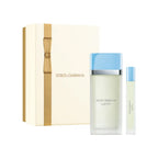 Dolce & Gabbana Light Blue Eau De Toilette 100ml & Travel Spray 10ml x2 Gift Set