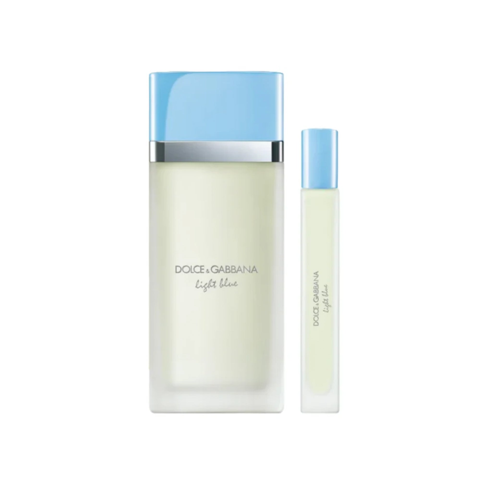 Dolce & Gabbana Light Blue Eau De Toilette 100ml & Travel Spray 10ml x2 Gift Set