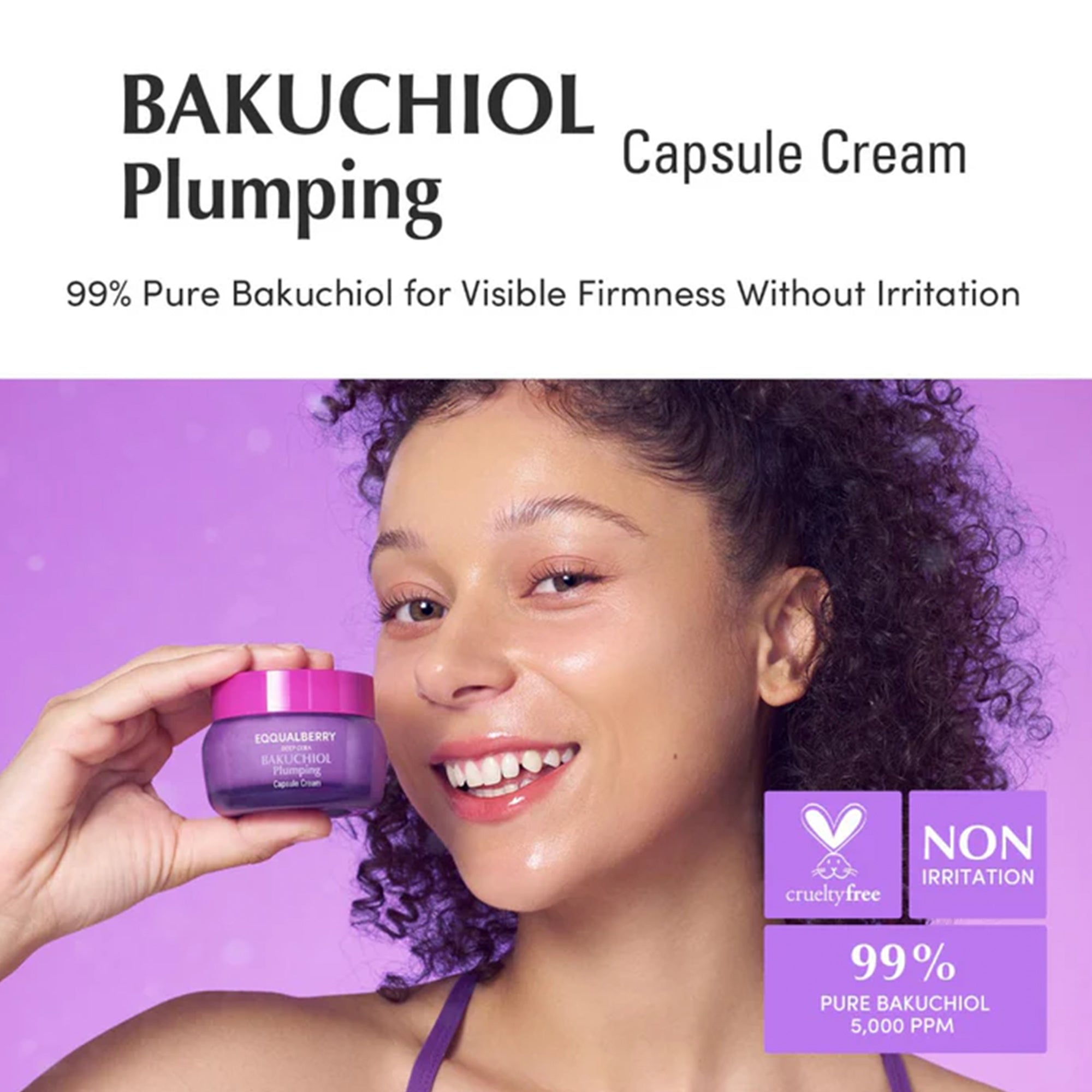 Eqqualberry Deep Cera Bakuchiol Capsule Cream 50ml Jar