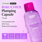 Eqqualberry Deep Cera Bakuchiol Plumping Capsule Toner 150ml Bottle