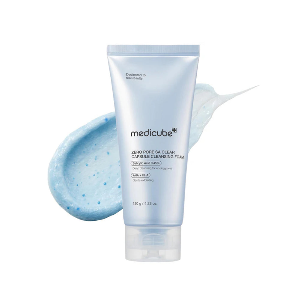Medicube Zero Pore SA Clear Capsule Cleansing Foam 120ml Tube