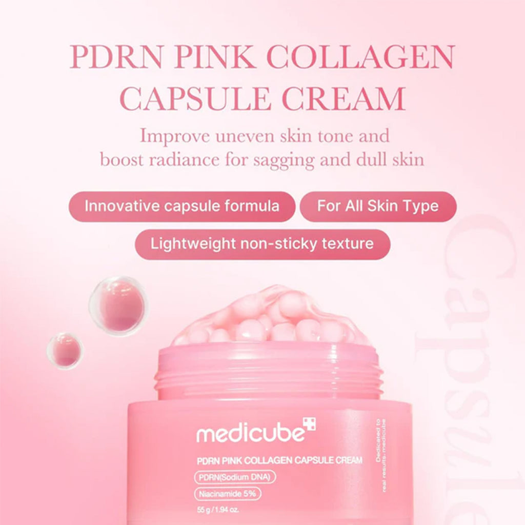 Medicube PDRN Pink Collagen Capsule Cream 55ml Jar