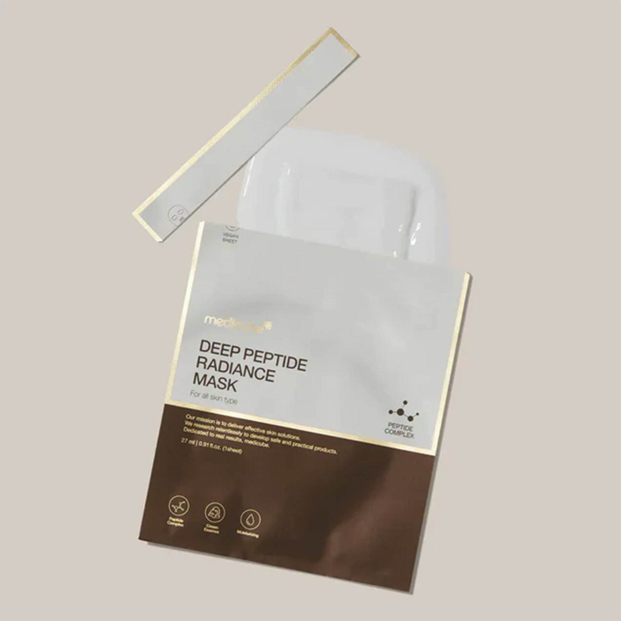 Medicube Deep Peptide Radiance Sheet Mask 1pc Sachets/Units