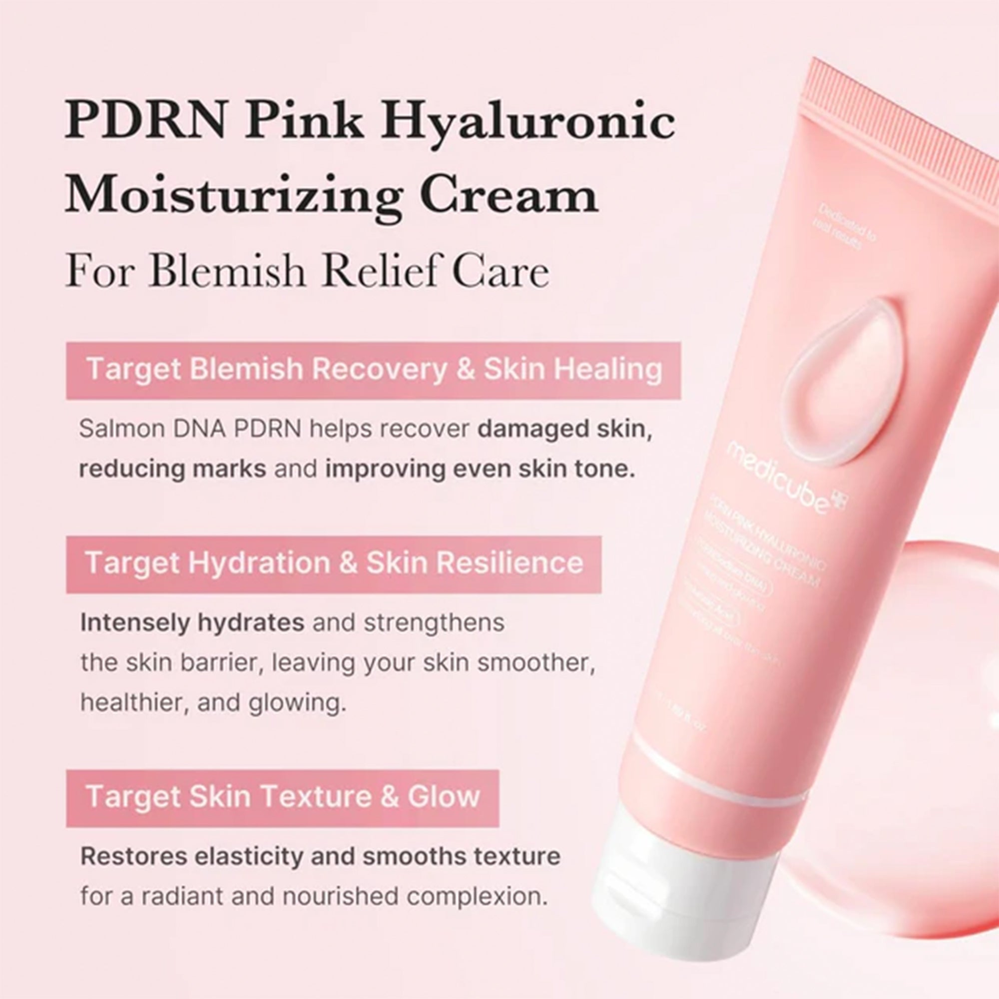 Medicube PDRN Pink Collagen Moisturising Cream 50ml Tube