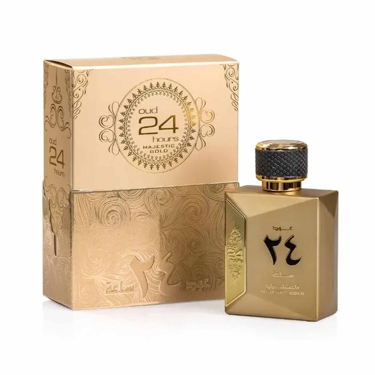 Ard Al Zaafaran Oud 24 Hours Majestic Gold Eau De Parfum 100ml Gift Set