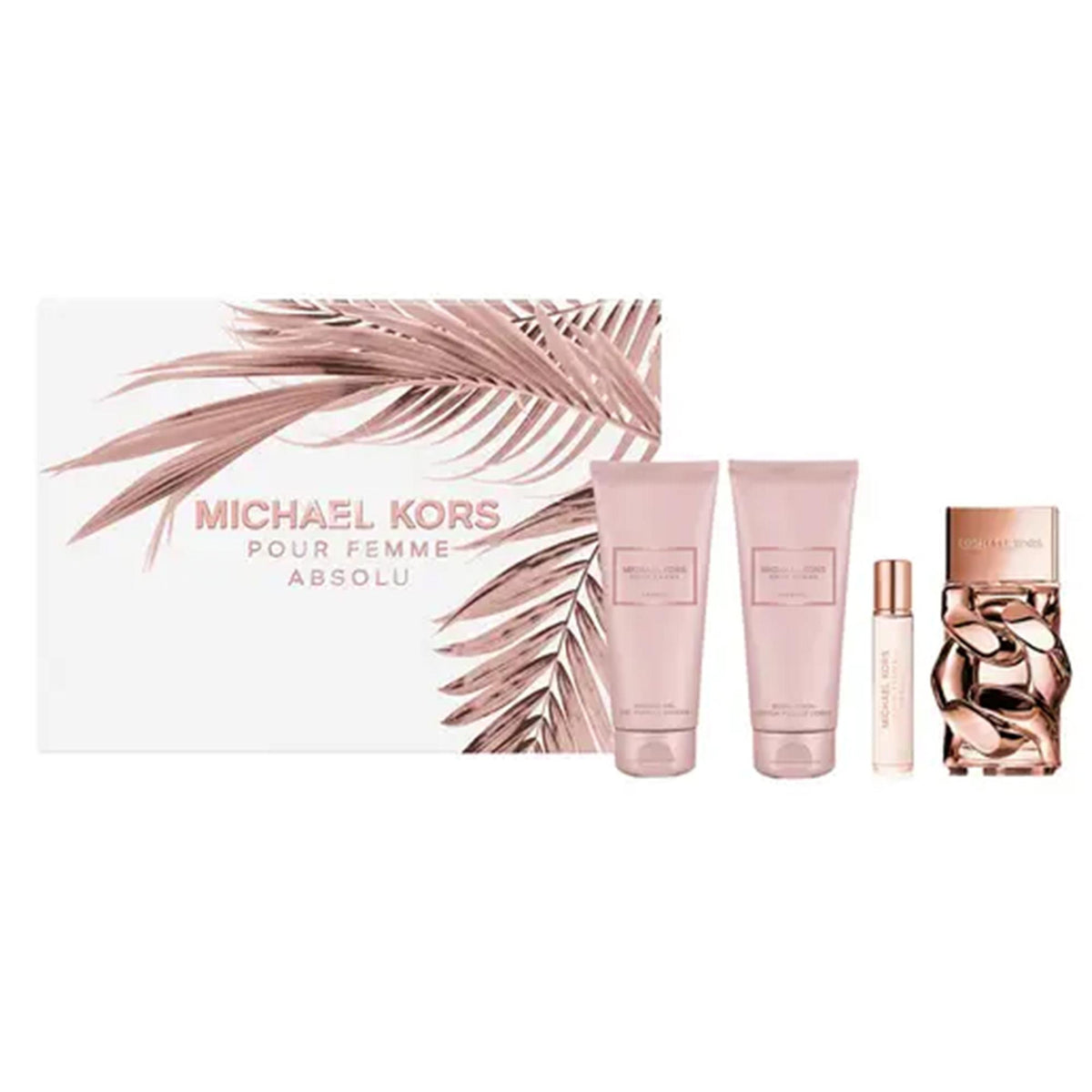 Michael Kors Pour Femme Absolu EDP 100ml & Travel Spray&Body Lotion 100ml&Shower Gel 100ml Gift Set