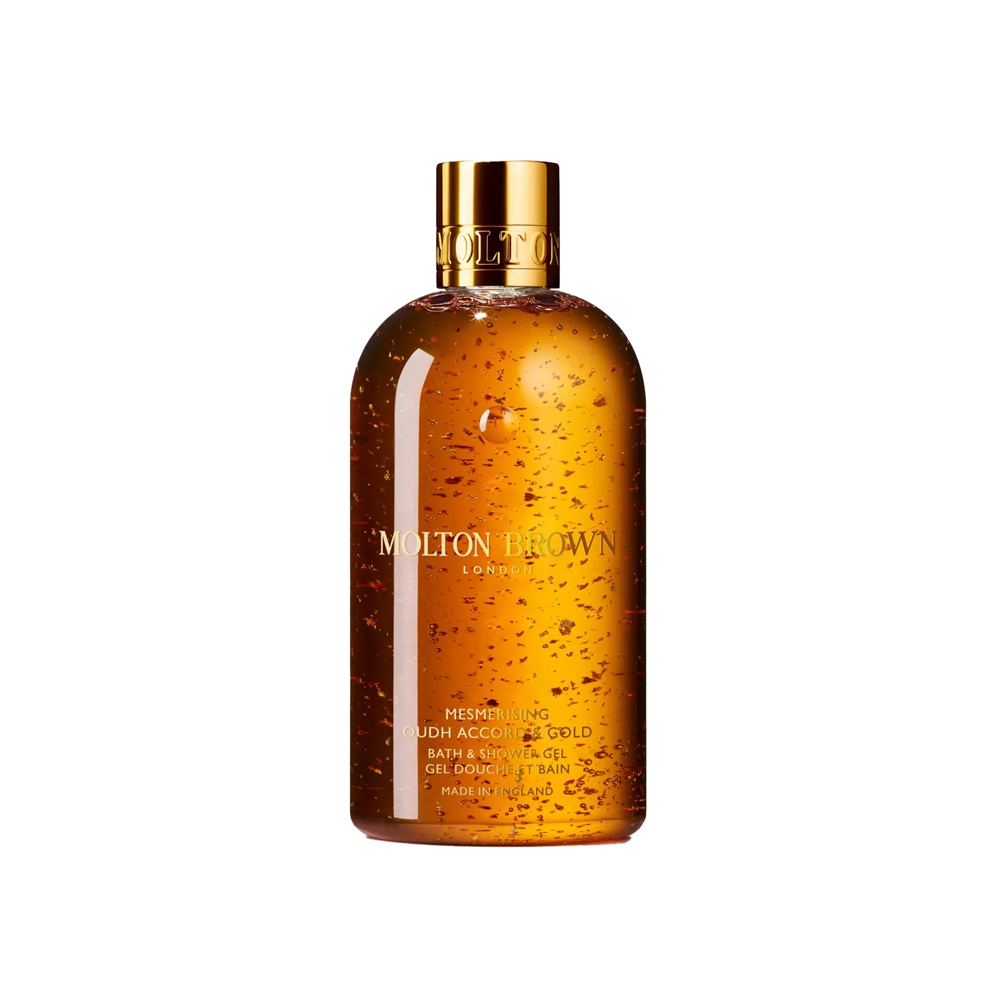Molton Brown Mesmerising Oud Accord & Gold Bath & Shower Gel 300ml Bottle