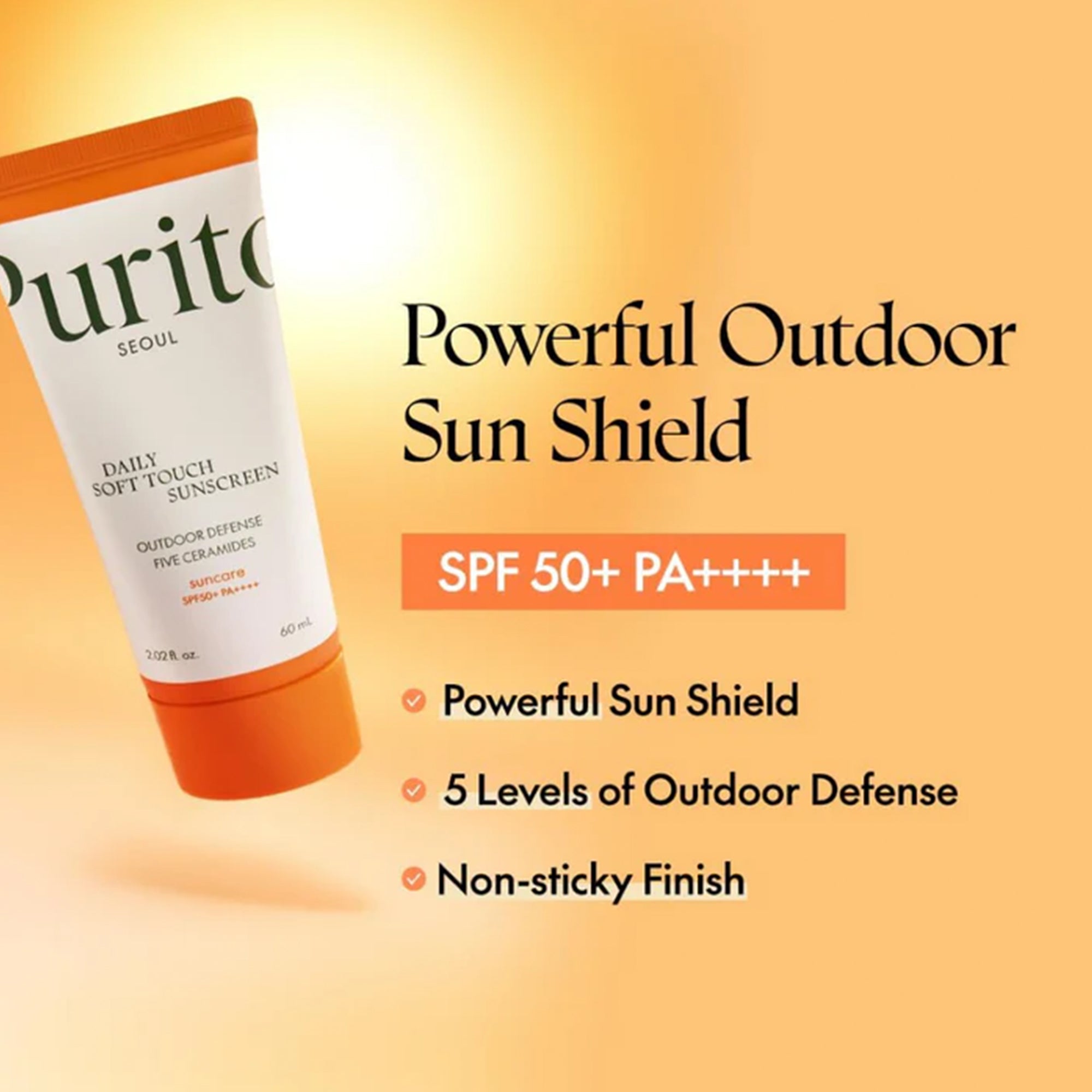 Purito Daily Soft Touch Sun Cream 60ml Tube
