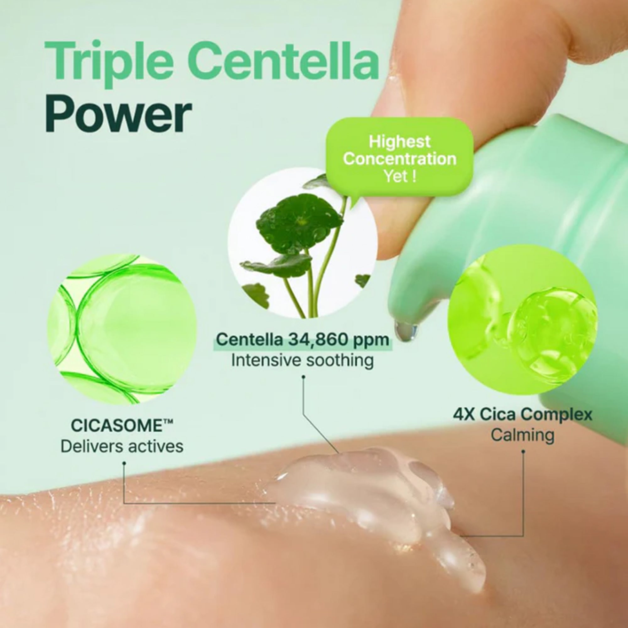 Purito Wonder Relief Centella Unscented Serum 60ml Pump