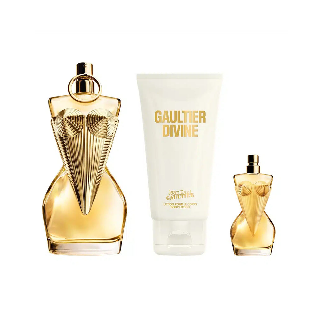 Jean Paul Gaultier Divine Eau De Parfum 50ml & Body Lotion 75ml & Mini 6ml Gift Set
