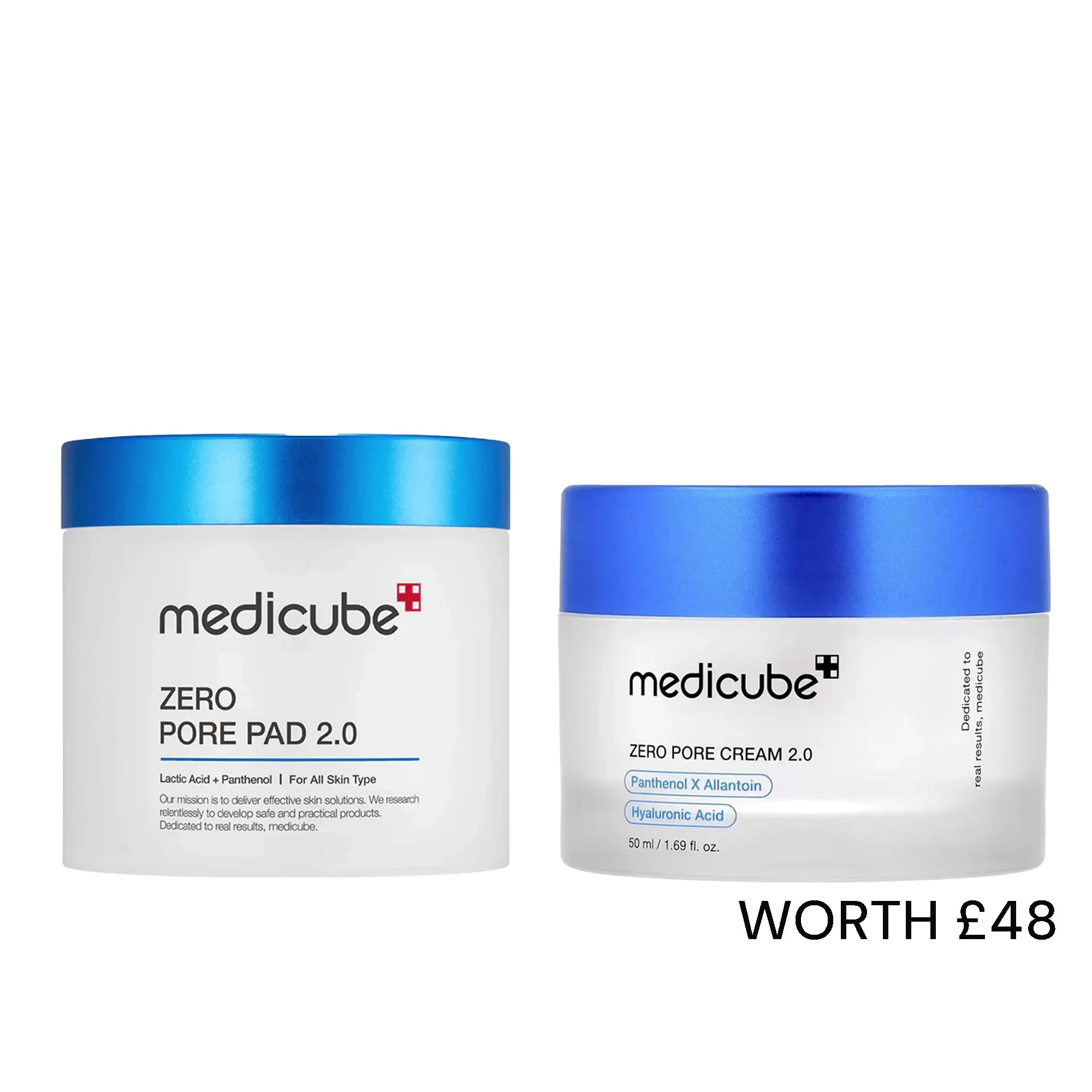 Medicube Zero Pore 2.0 Cream 50ml & Toner Pad 70 pcs Duo